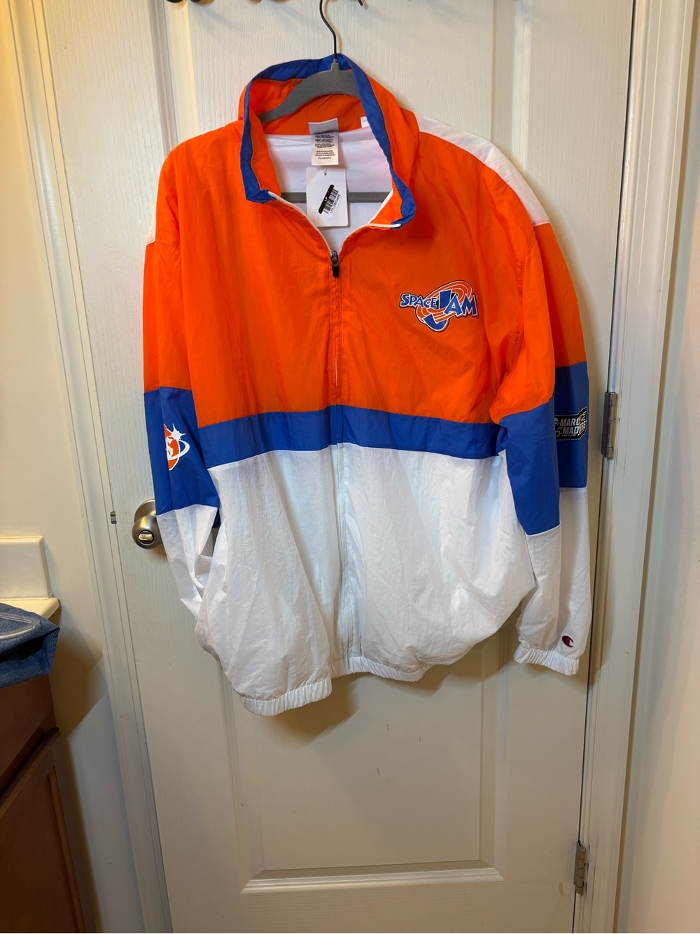 Champion Space Jam Tune Squad March Madness Windbreaker Jacket Men XXL 2XL NWT
